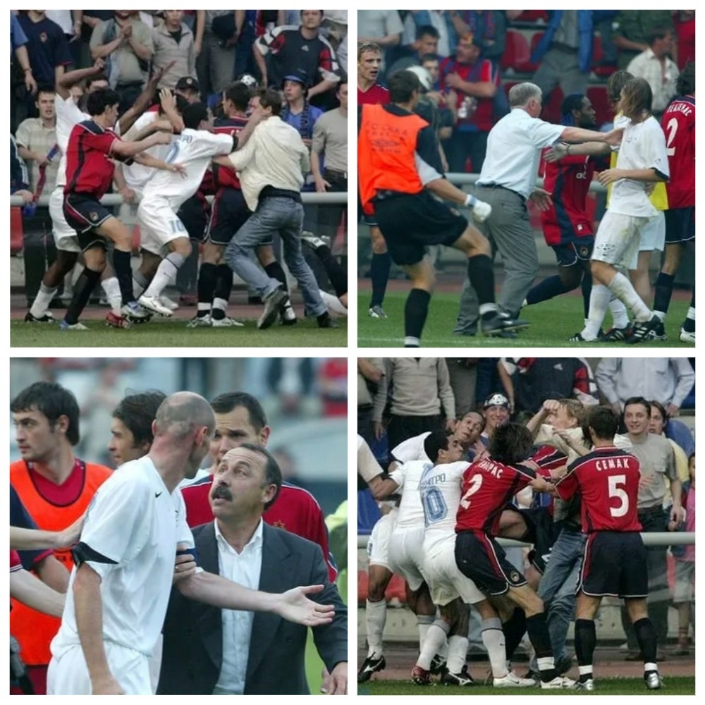 Драка во время матча "Сатурн" - ЦСКА в 2004-м году.