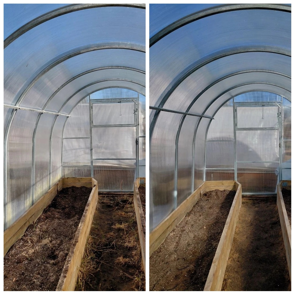 Теплица ДО и ПОСЛЕ помывки