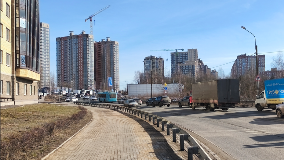    Проспект обещают расширить до четырёх полос Автор фото: Александр ВОзяков/"ДП"