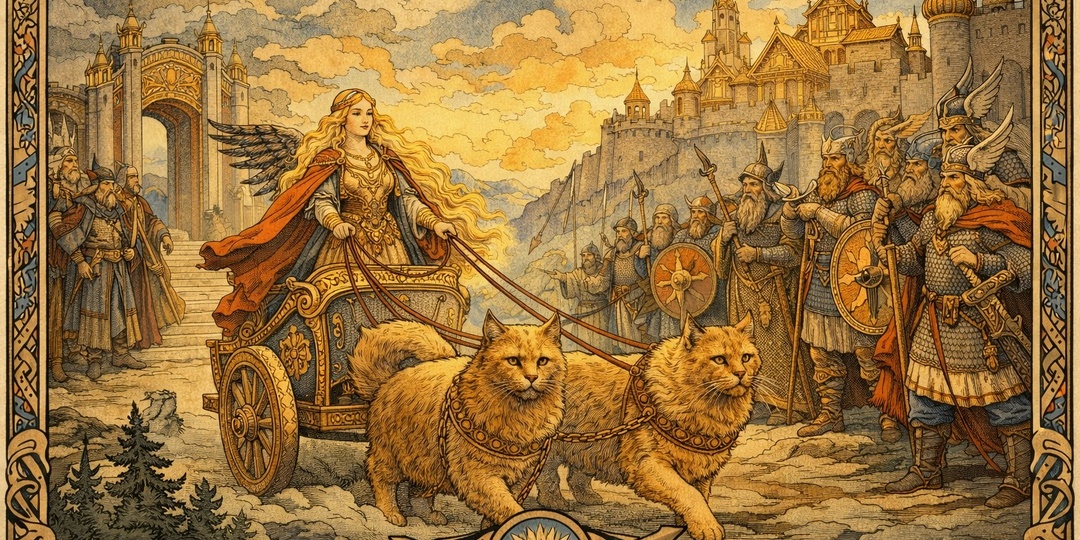 Богиня Фрейя: та, что закончила первую в мире войну