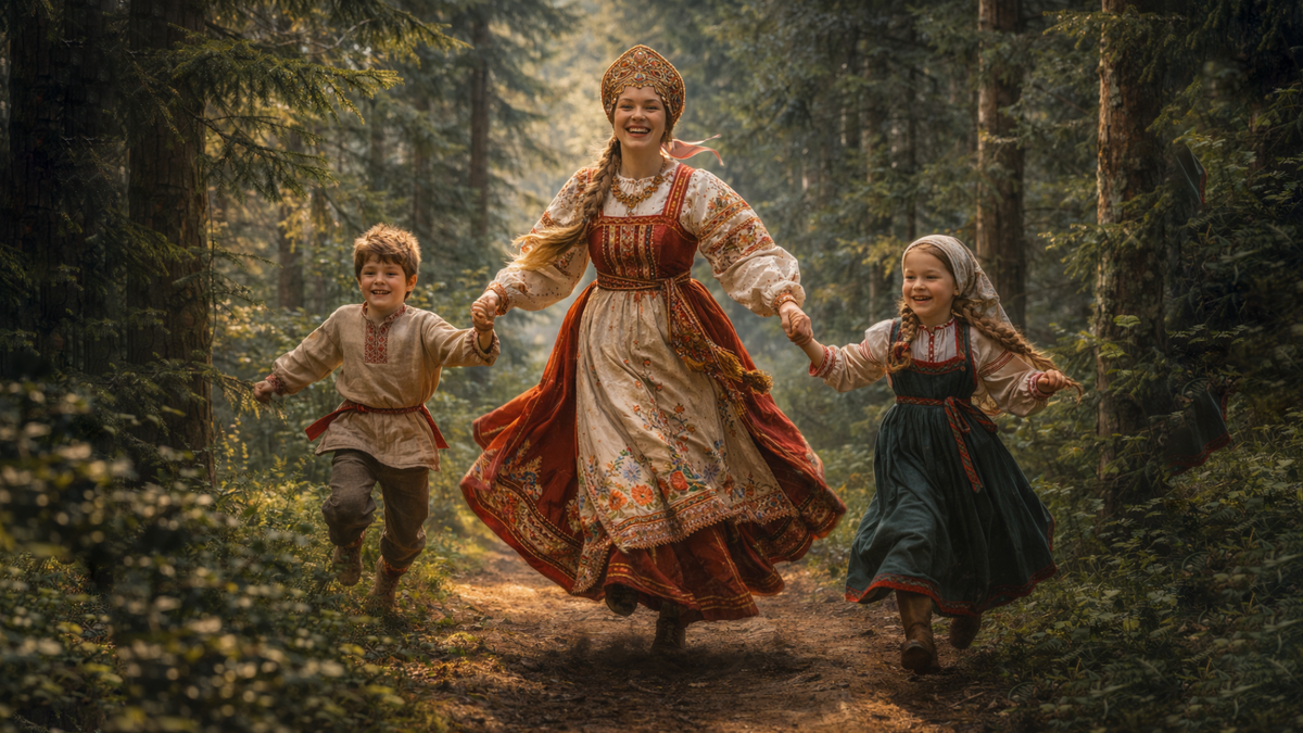 Авторская иллюстрация «жизнь на природе»