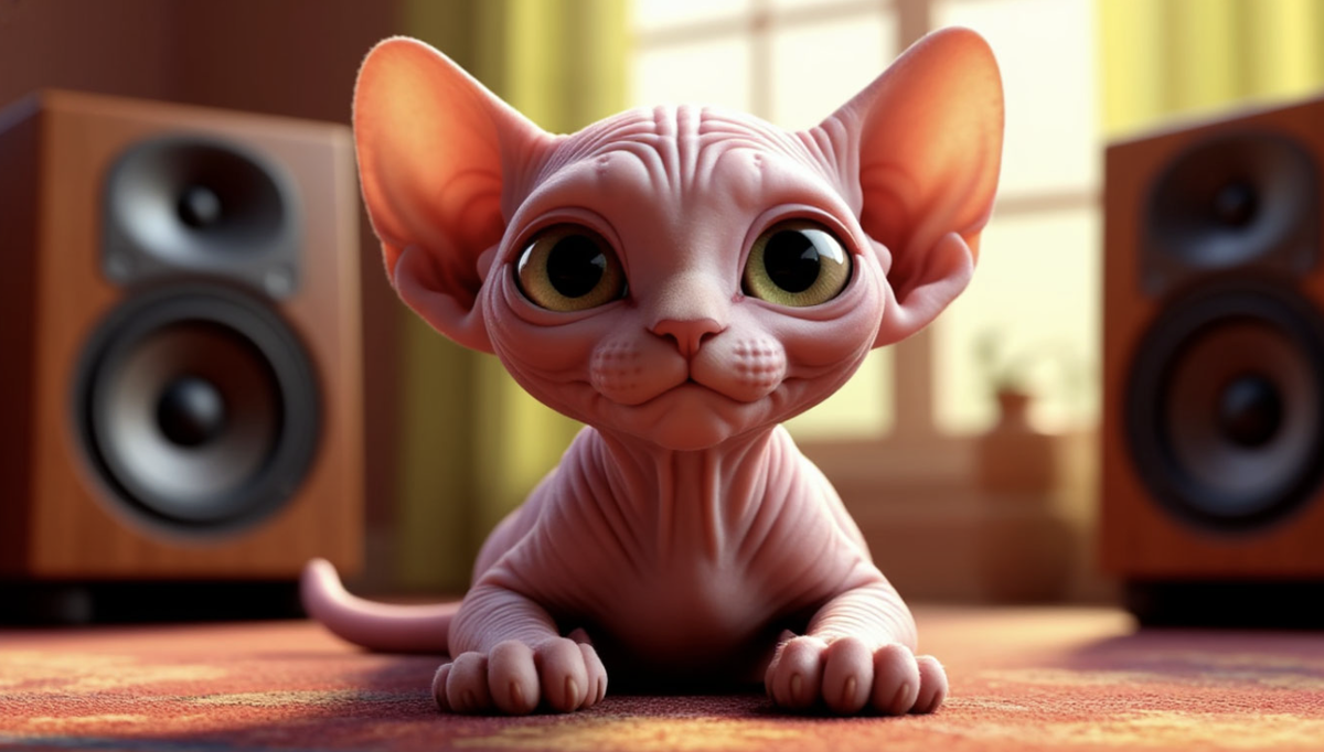 Изображение создано ИИ для канала Kote4com: всё о сфинксах