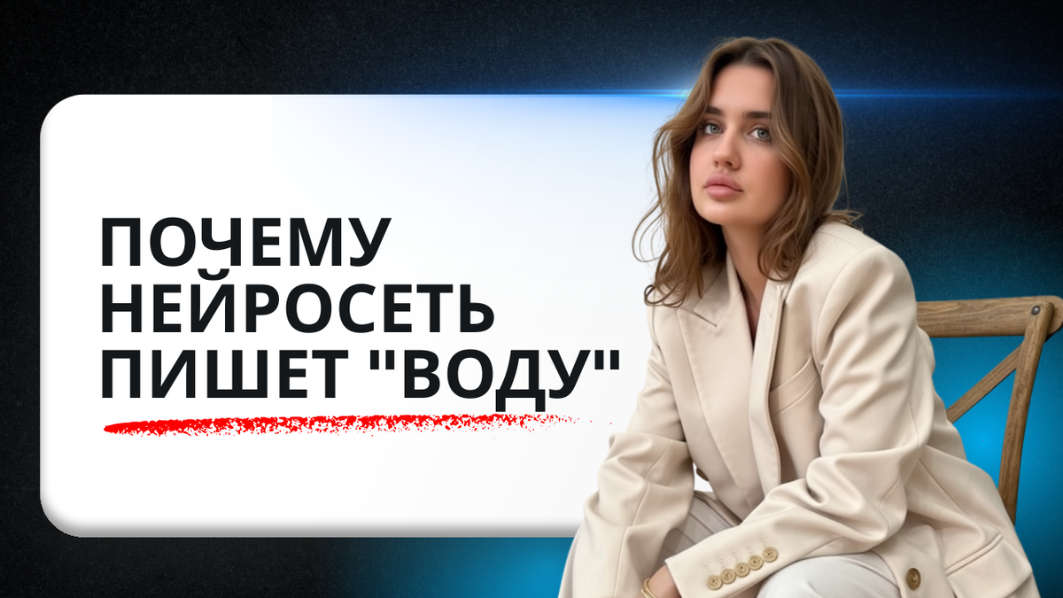 почему нейросеть пишет воду