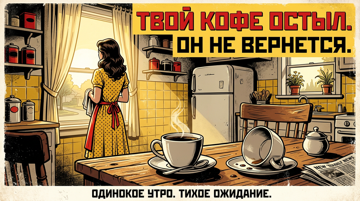 Кофе на столе остывал, а я считала дни нашего молчания