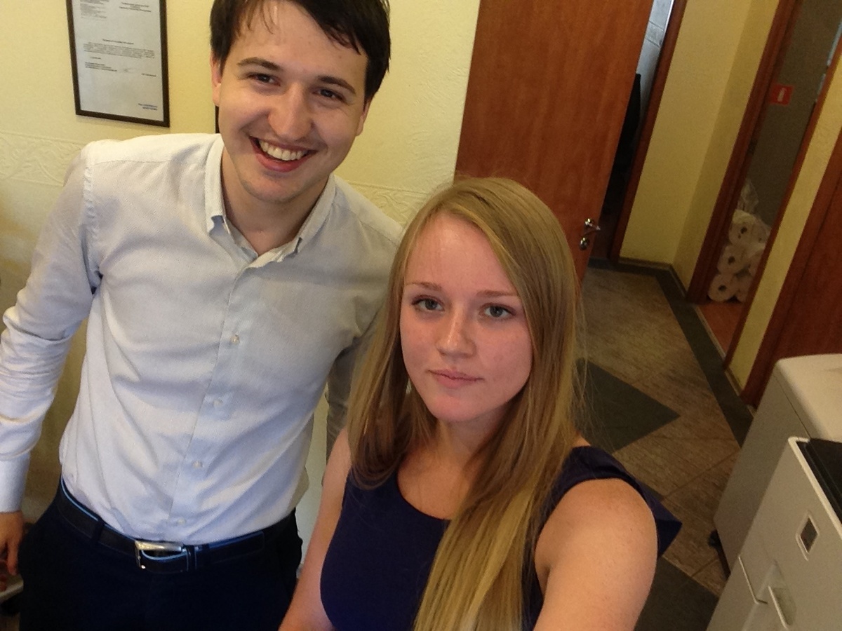 Екатерина Горбунова с Игорем Величко