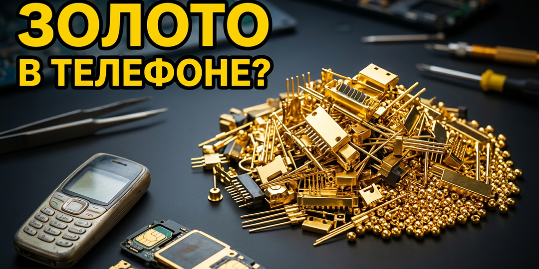 Золотая жила в кармане: Разбираем 5 легендарных «кнопочников» на драгметаллы