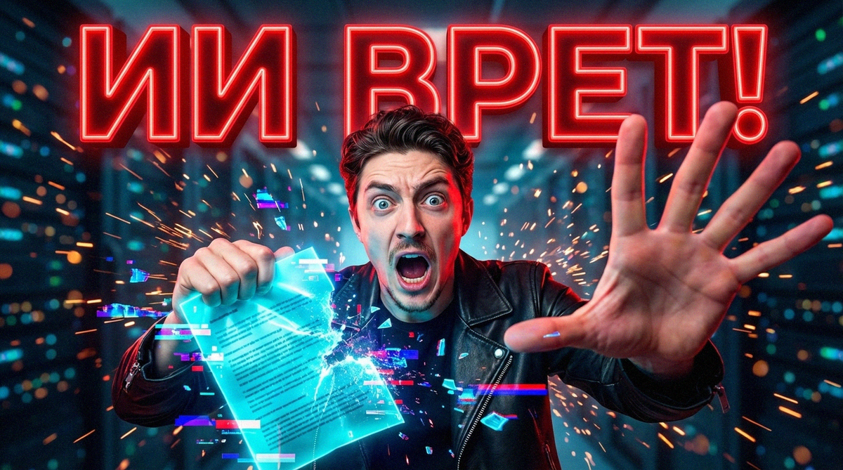    Двойная проверка данных поможет вовремя заметить галлюцинации нейросети в аналитическом отчете. rixaitech