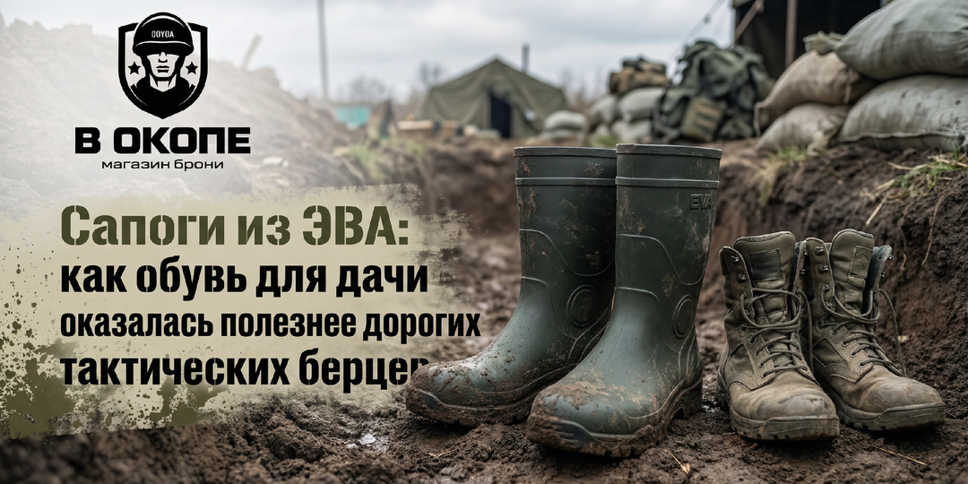 Сапоги из ЭВА: как обувь для дачи оказалась полезнее дорогих тактических берцев