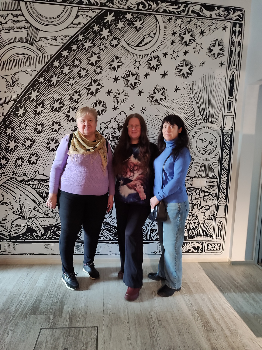 Я с мамой и кумой 