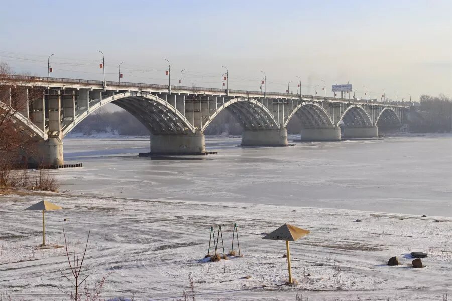 Коммунальный мост в Бийске. Сергей Кулыгин, "БР"    📷