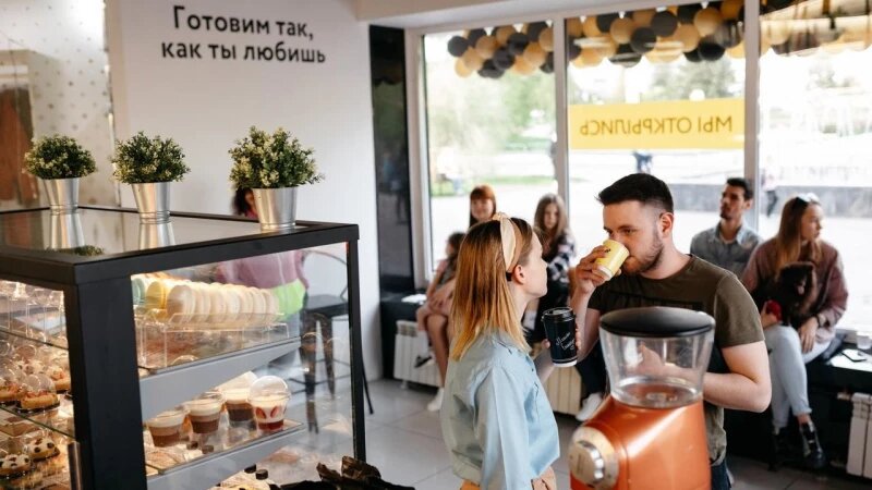     Новая кофейня сети Coffee Bull. Фото из личного архива Владислава Быкова.
