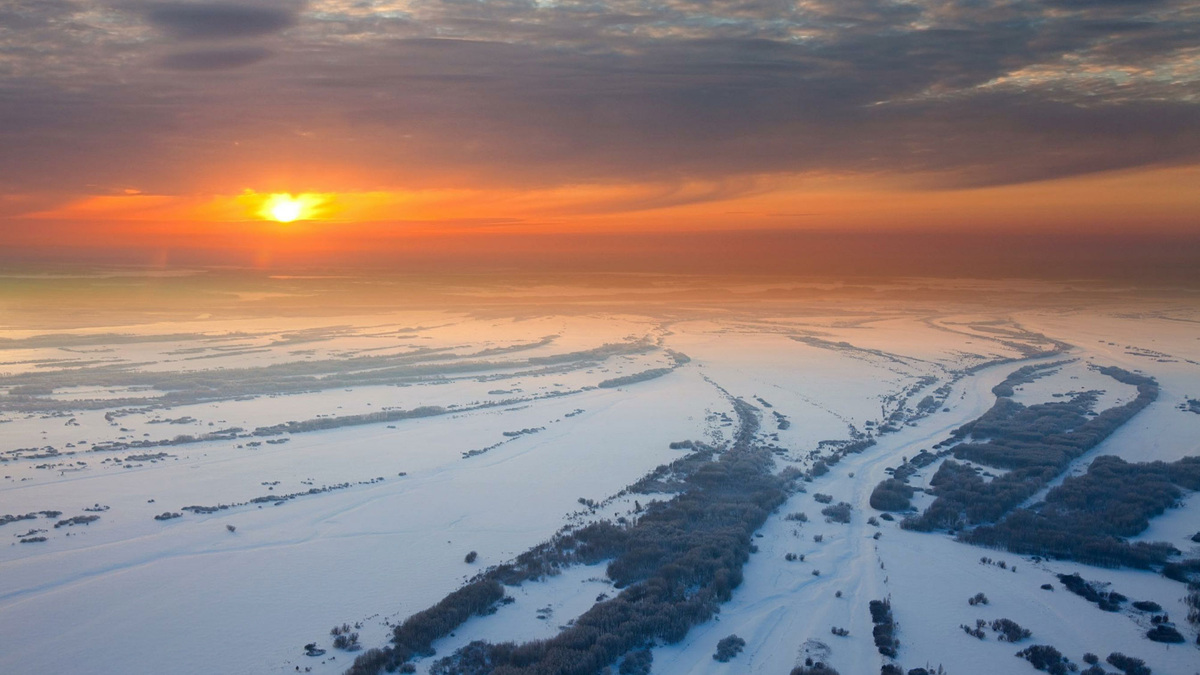    Погода зима солнце (глп)