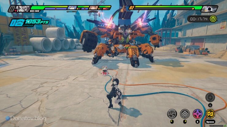    Госпожа Эсме на арене сражения