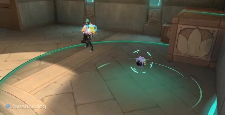    Исцеляющее поле агента Miks в Valorant