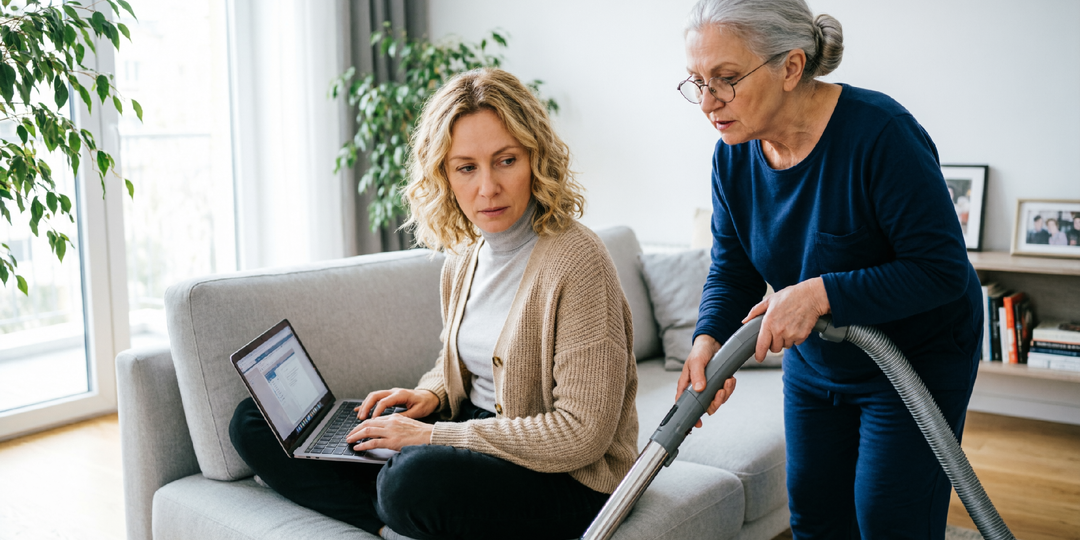 Мама переехала ко мне после смерти отца. Теперь я снова девочка в 40 лет