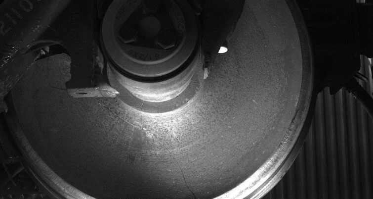 Трещина в колесе. Источник: Norfolk Southern