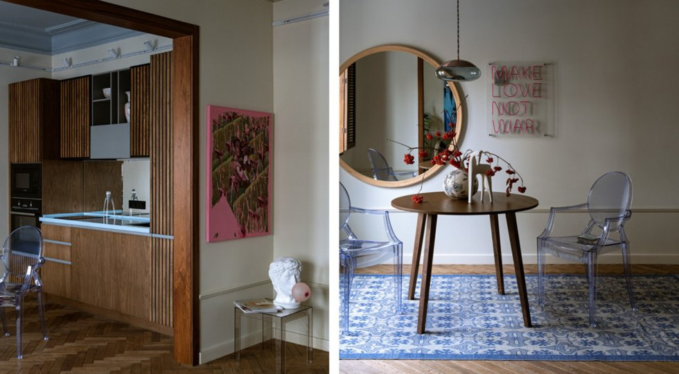 Сталинская двушка 58 м² в Казани для молодой девушки