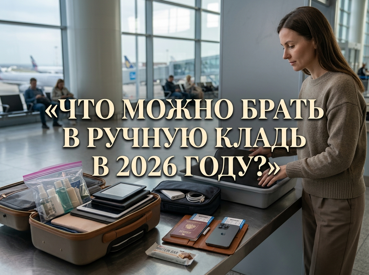 Что можно брать в ручную кладь в 2026 году