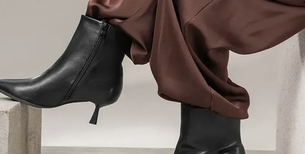 Ботильоны с широким голенищем - самая модная обувь на весну 2026! С примерами образов и ссылками на маркетплейсы