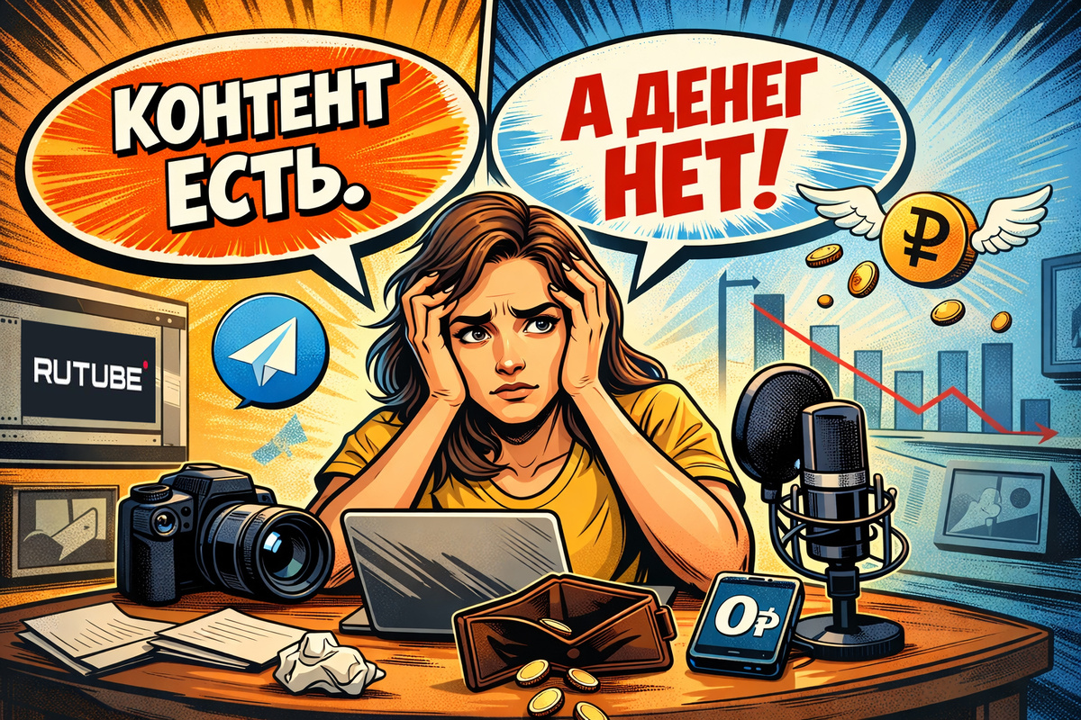 Контен есть. А денег нет. Автор Елена Эм.