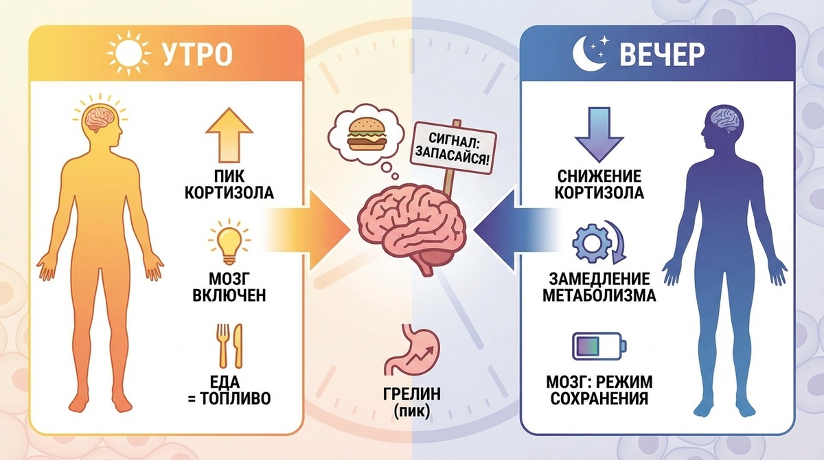 Влияние циркадных ритмов на похудение