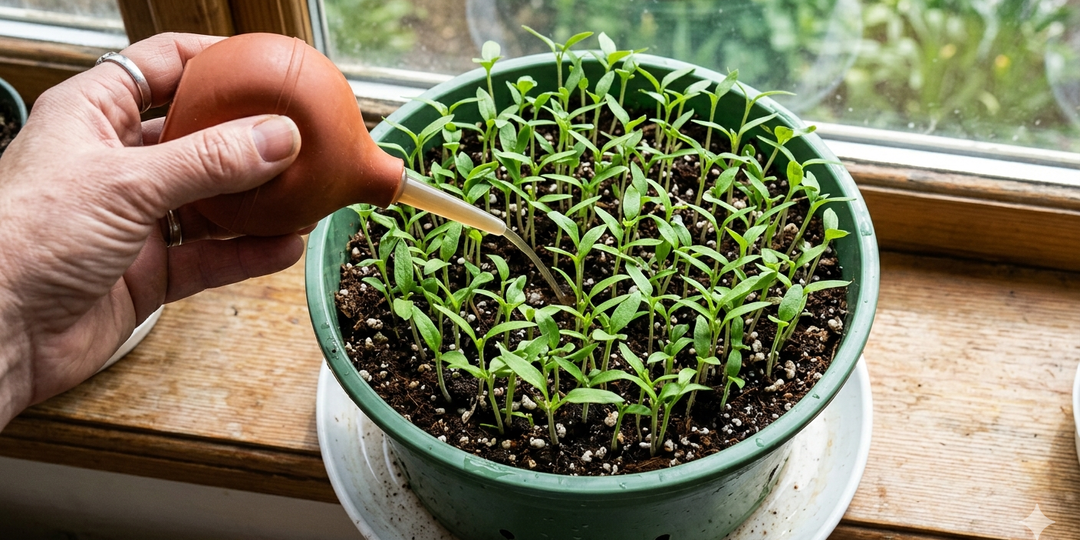 Чем подкормить молодую рассаду перца и помидор на окне для хорошего роста?