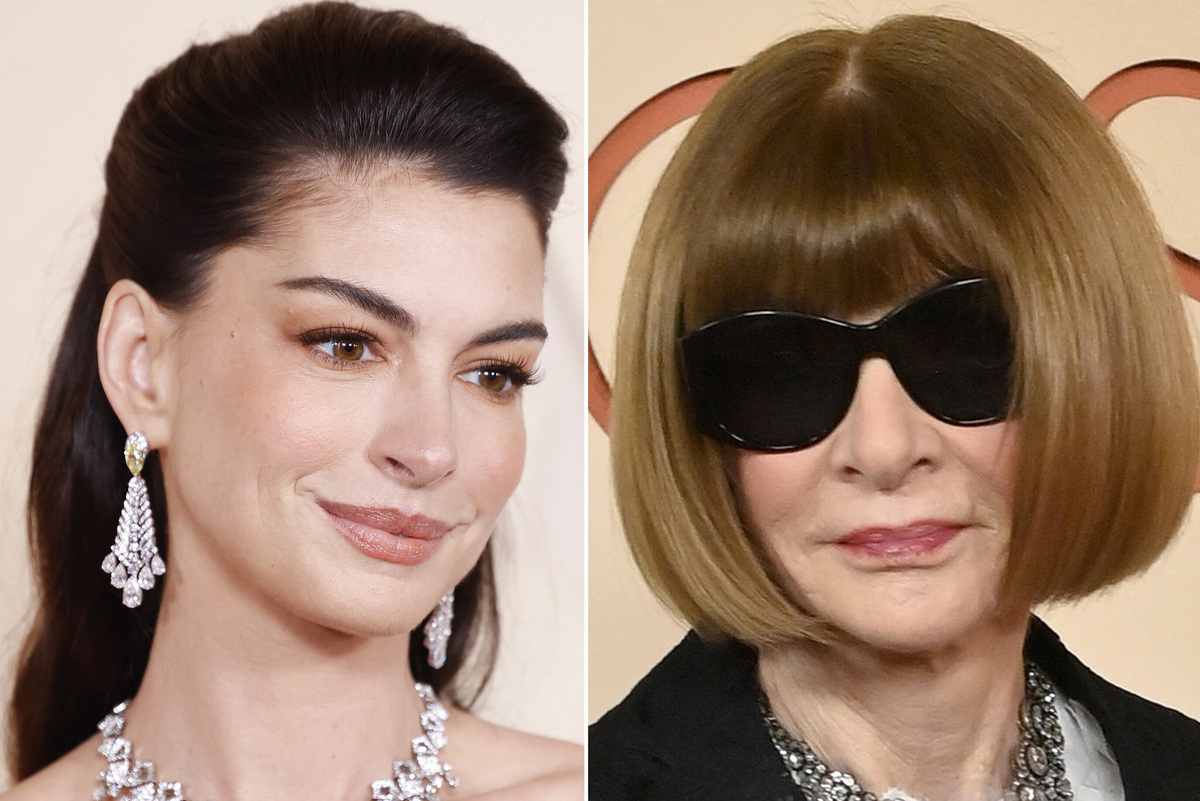     Самый смешной момент «Оскара-2026»: Энн Хэтэуэй и Анна Винтур воссоздали сцену из «Дьявол носит Prada»