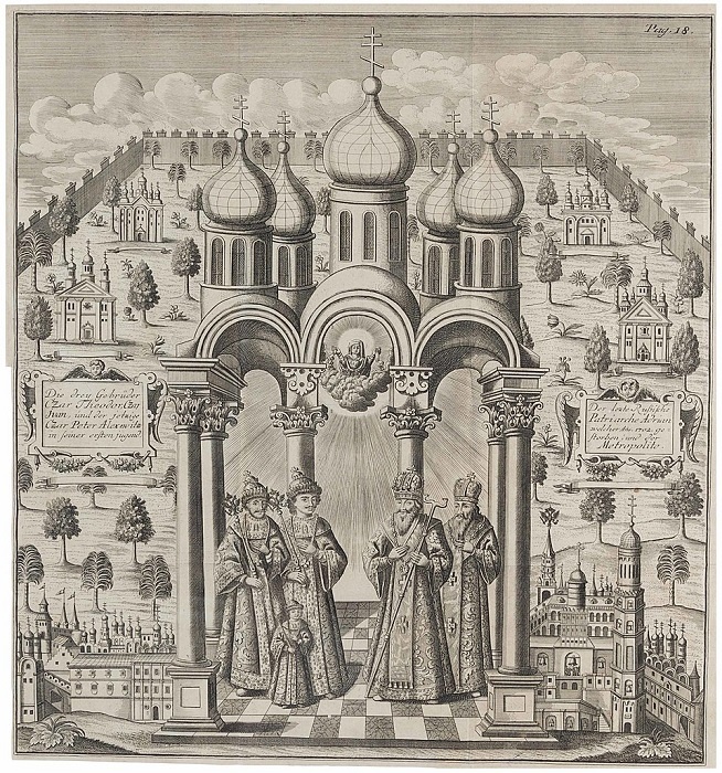 Иллюстрация книги Фридриха Вебера «Преображенная Россия».