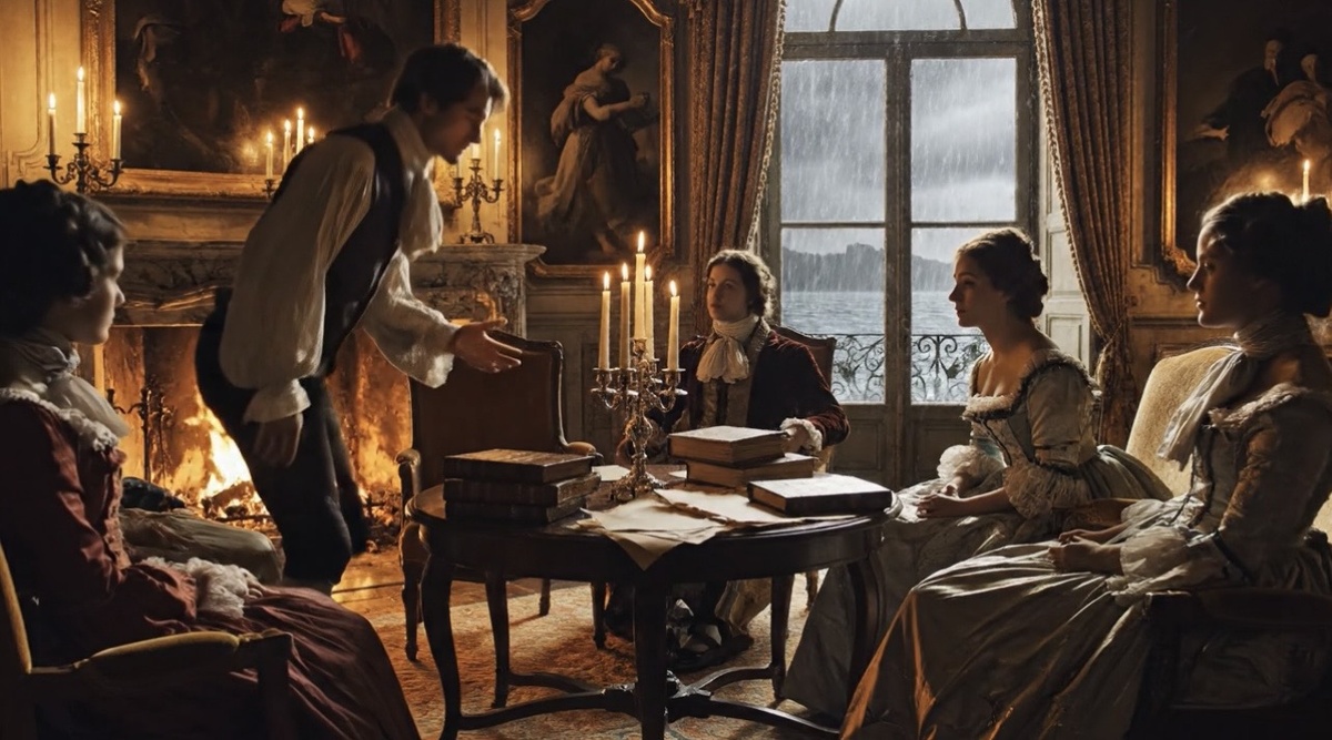 Вилла Диодати- ее так видит ИИ