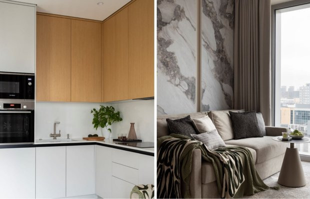 Как обустроить комфортный интерьер-антистресс: 7 классных решений из двушки 41 м²