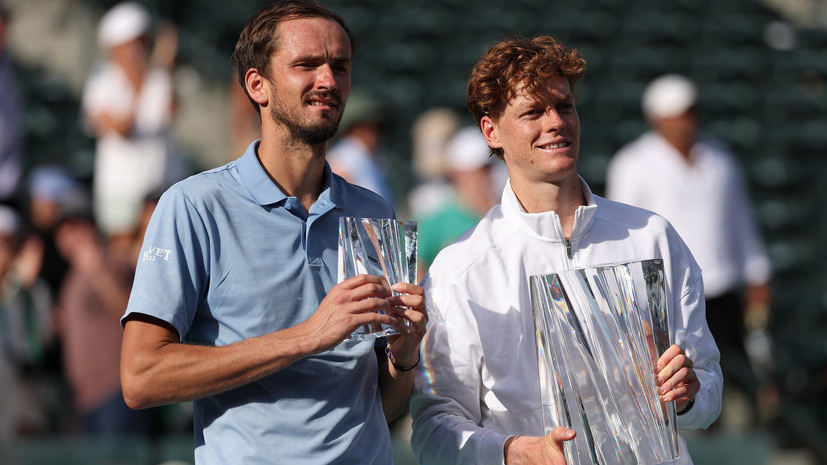     Даниил Медведев и Янник Синнер Gettyimages.ru Clive Brunskill
