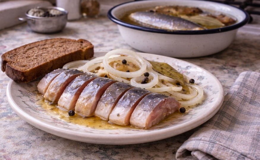 Домашняя засолка селёдки