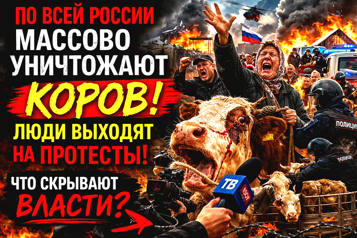 «Сначала коровы. Потом деревни?» Почему по всей России массово уничтожают скот — и что происходит на самом деле?