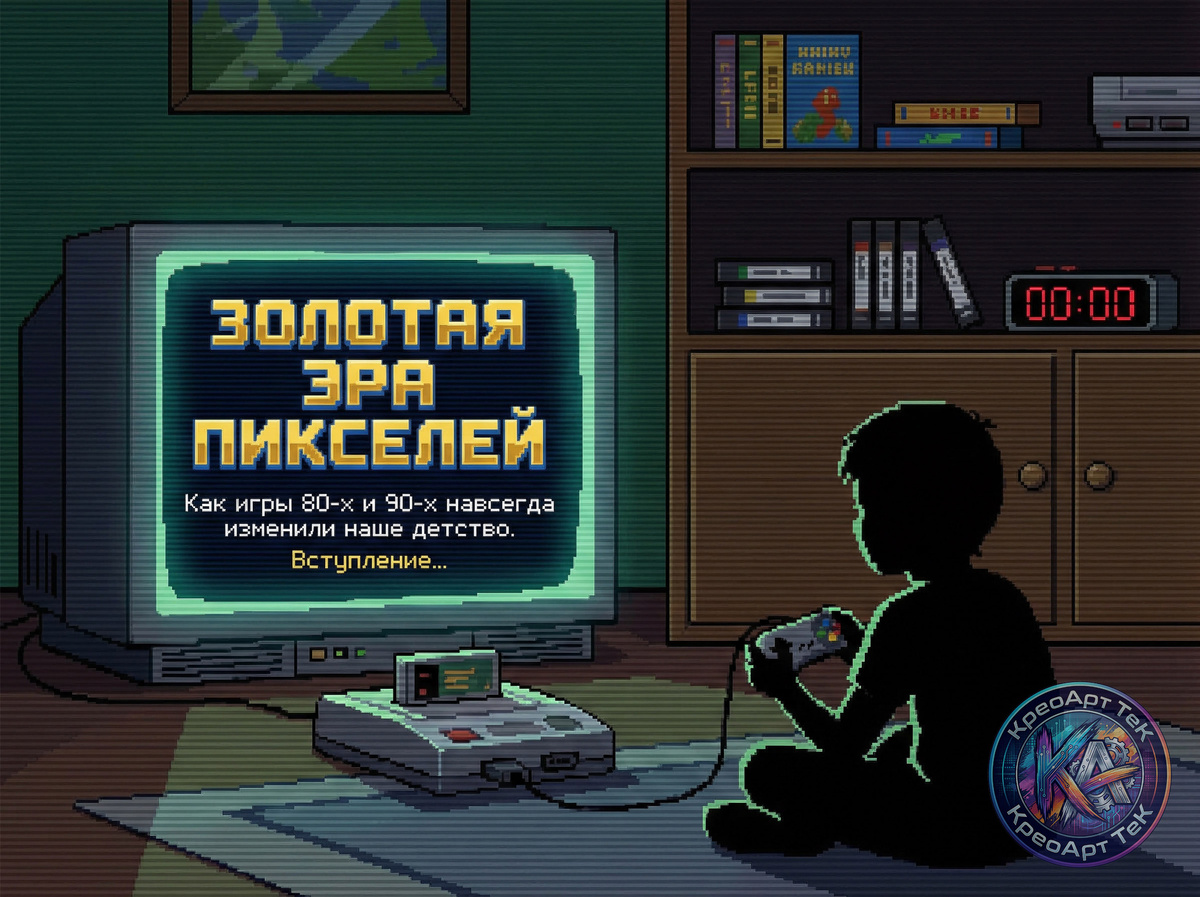 Золотая эра пикселей: Как игры 80-х и 90-х навсегда изменили наше детство