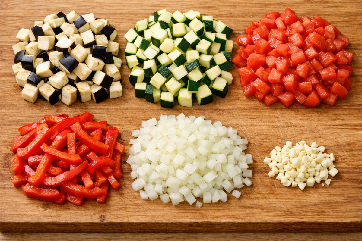 Подготовка овощей