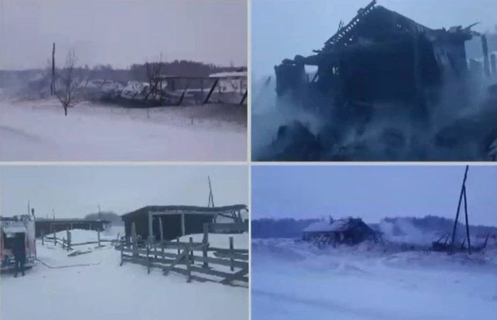 Более 100 телят сгорели при пожаре на ферме в Новосибирской области