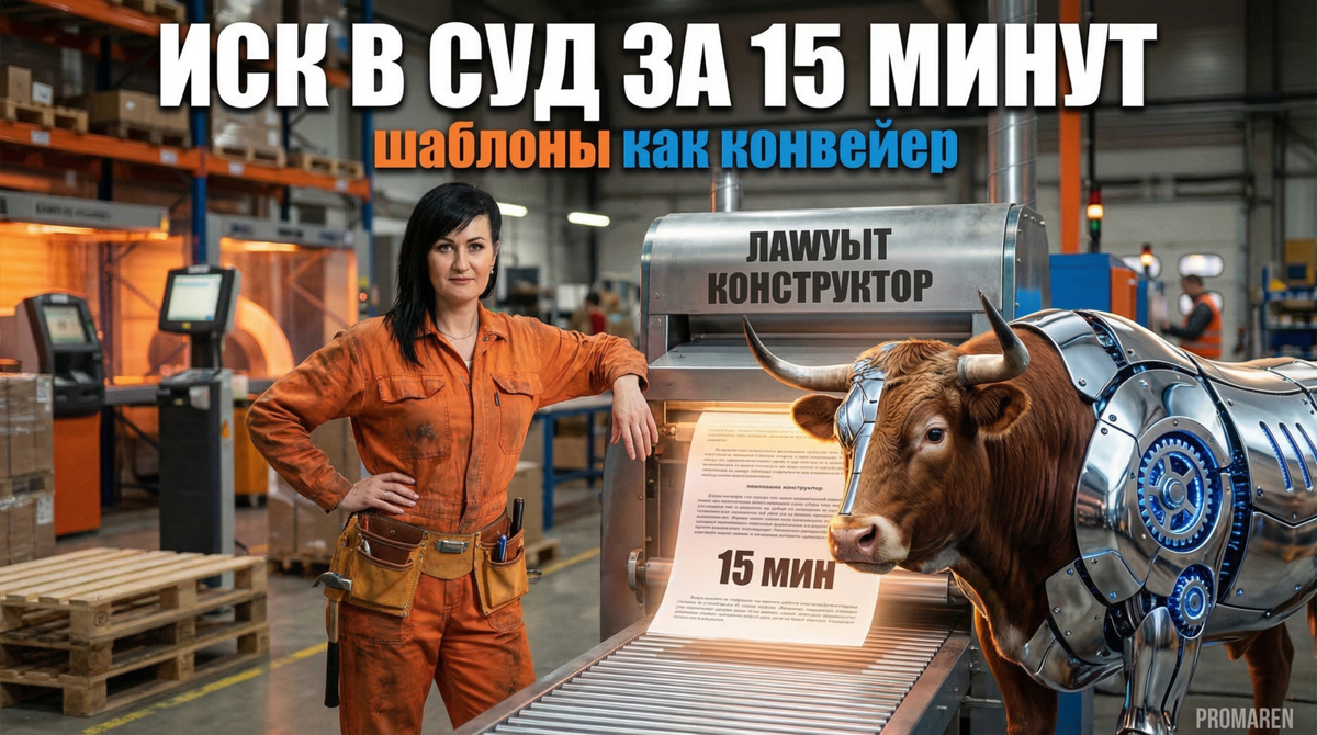    Подготовка 5 типов исков по шаблонам ускоряется в 3 раза — без ручной сборки | Марина Погодина, PROMAREN Марина Погодина