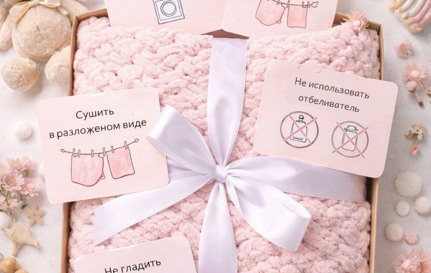 Детский пледик "Облачко" — всё о прочности и практичности