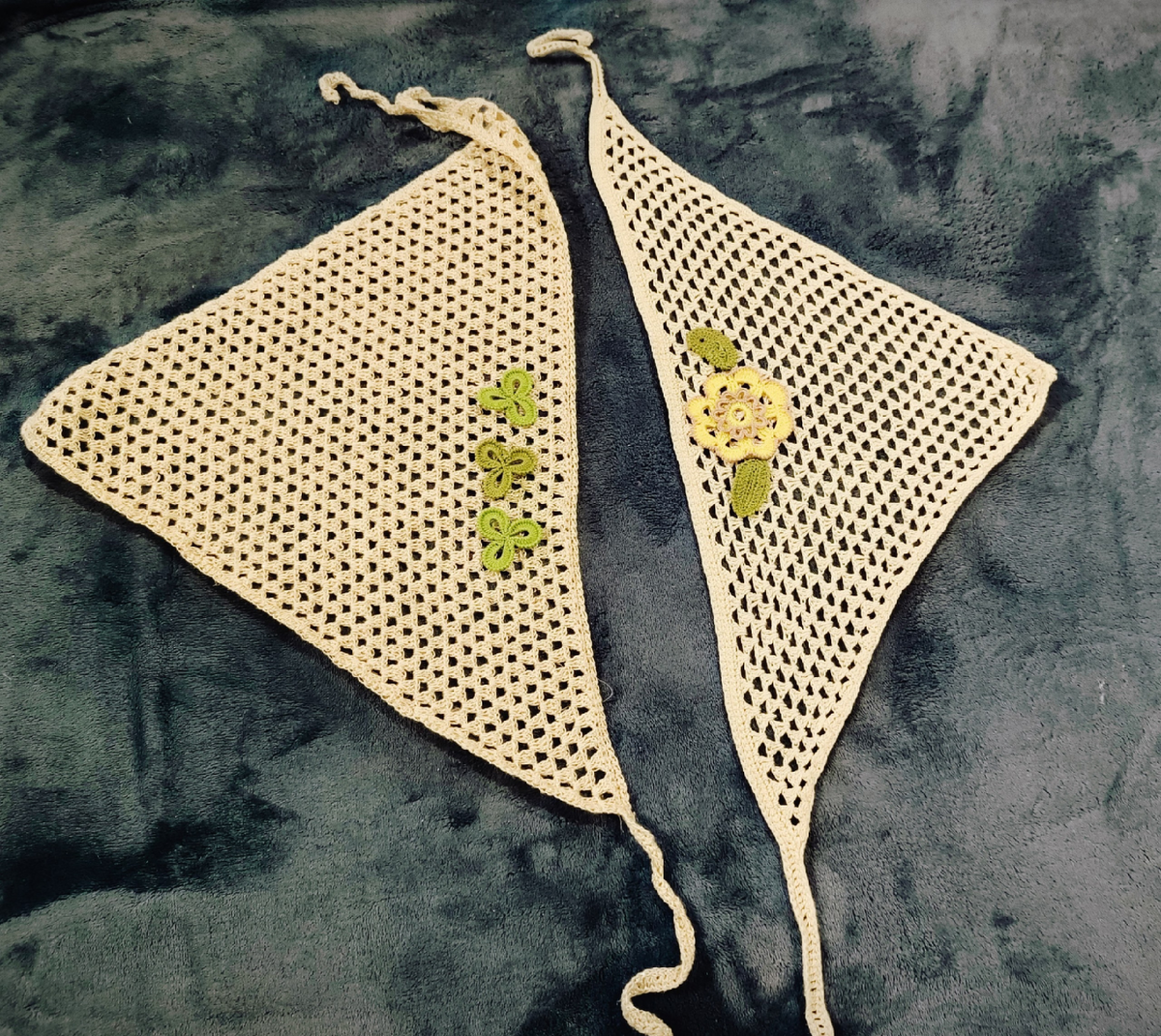 Комплект косынок «для себя и внучки»