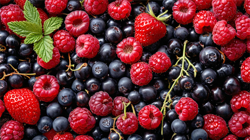 Фрукты и ягоды содержат большое количество витамина C