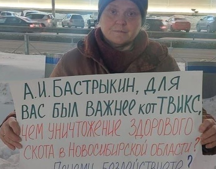 Новосибирский министр сельского хозяйства сбежал от хозяйки уничтоженного скота⁠