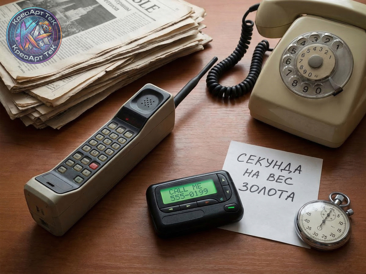 Эпоха первых телефонов и пейджеров
