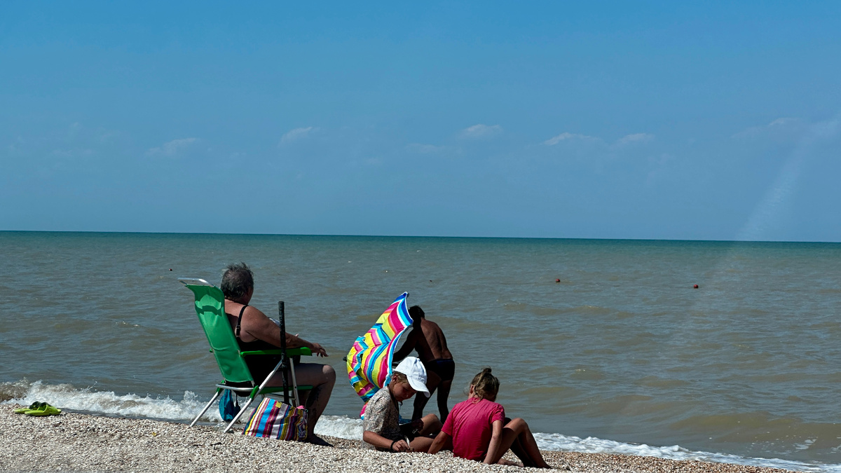 Ейск - туристы 