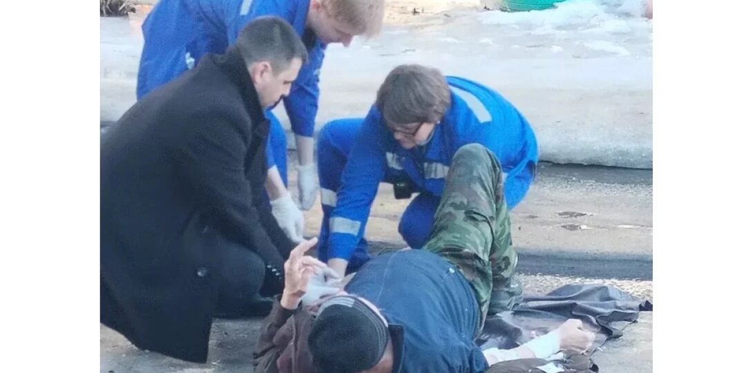Курский спасатель вовремя оказал помощь человеку, который сломал ногу
