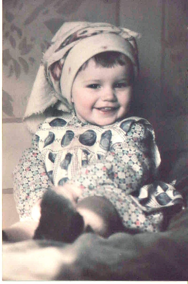 Марина Зудина в детстве. 