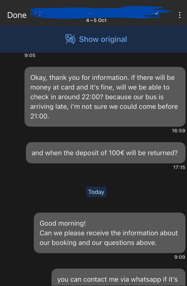 Попытки дописаться до отеля