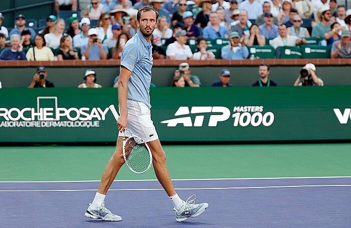    Российский теннисист Даниил Медведев.EPA/ТАСС