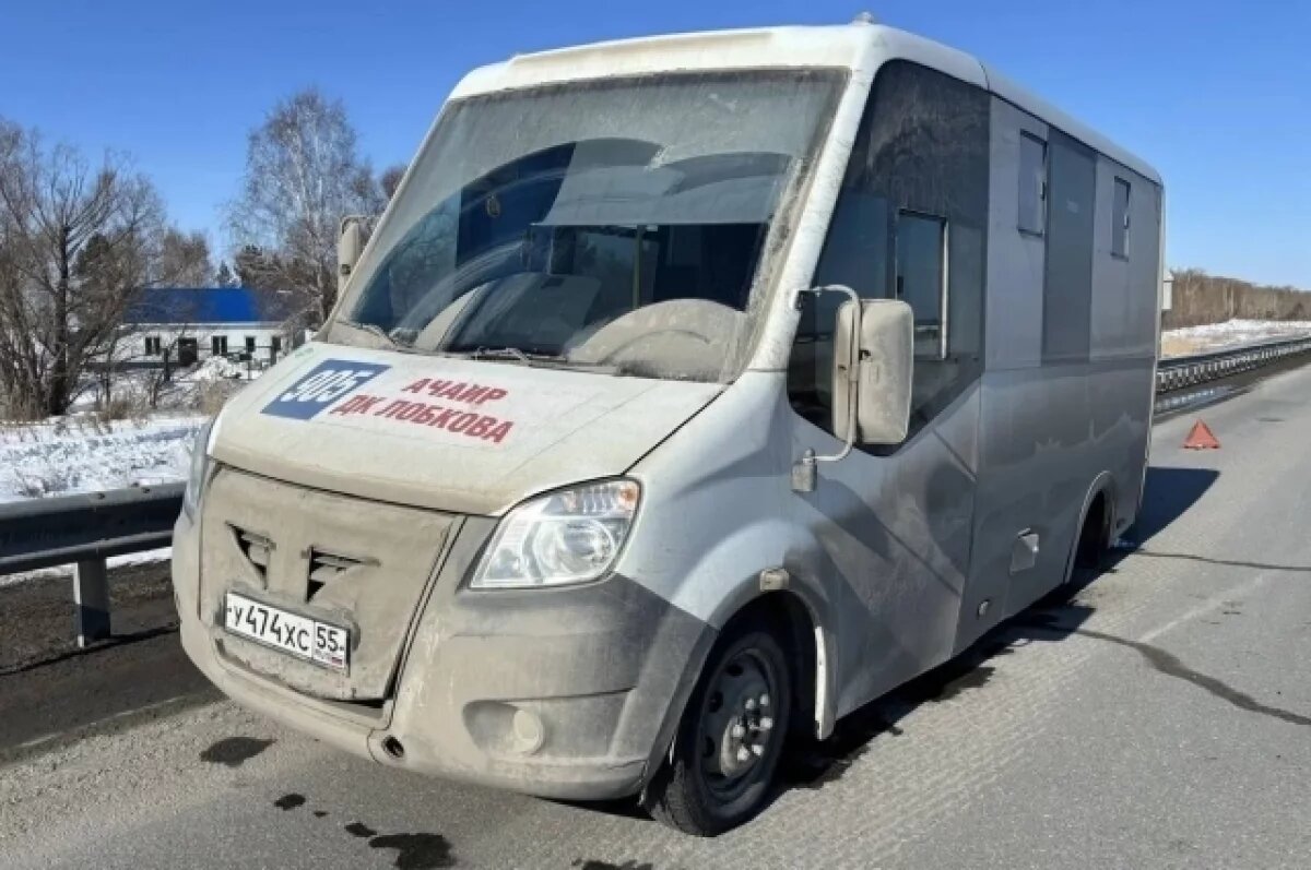    У «Газели» с пассажирами под Омском на ходу отвалилось колесо