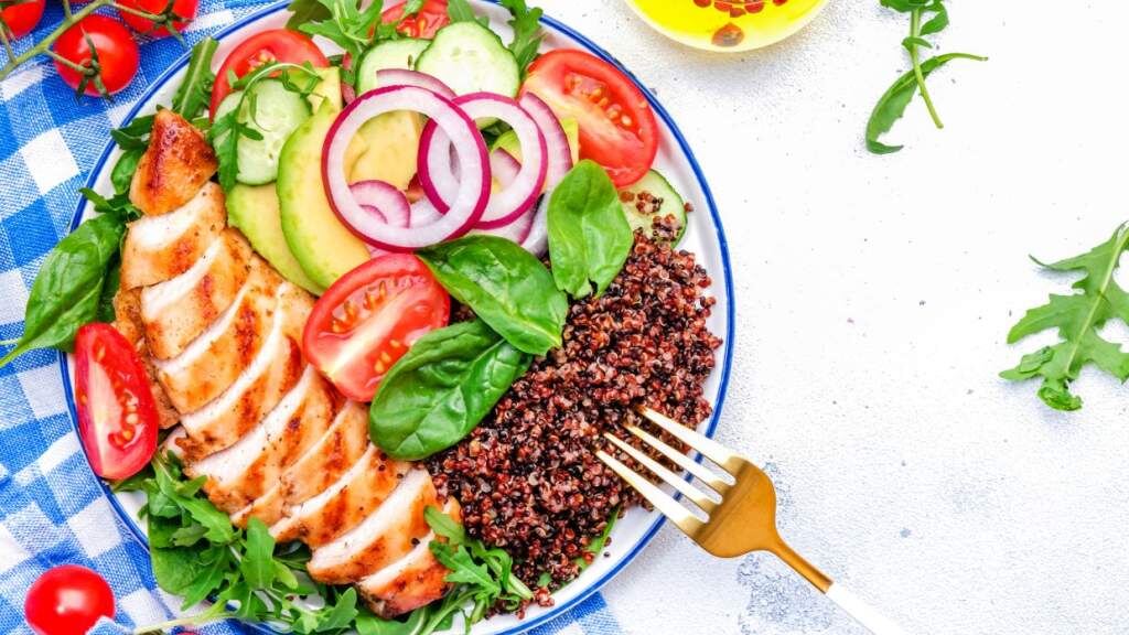 Так выглядит классическая тарелка здорового питания