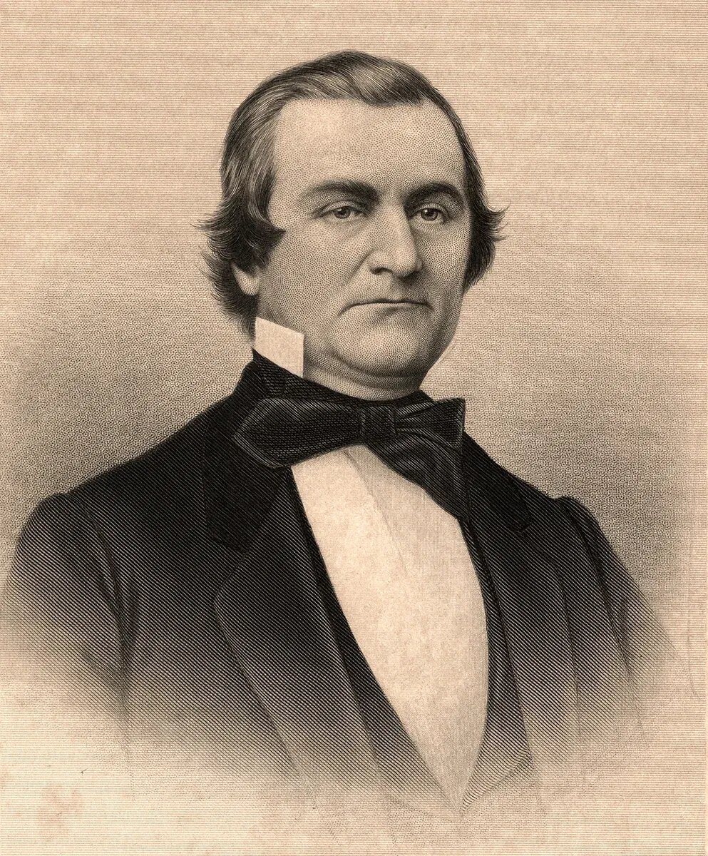 Уильям Лоунс Йенси, влиятельный политик из Алабамы, активно отстаивавший интересы Юга и призывавший к отделению от Союза. Во время Гражданской войны возглавлял делегацию Конфедерации в Европе, посланную с целью обеспечить дипломатическое признание нового правительства европейскими державами. Потерпев неудачу, Йенси вернулся домой и занял пост сенатора от Алабамы в конфедеративном Сенате, но вскоре умер от осложнения заболевания почек